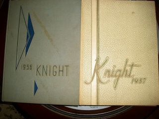 2 Collingswood Nj High School Yearbooks 1956 & 57