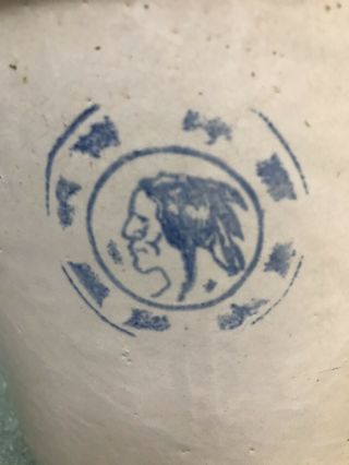 Louisville Pottery Indian Head 1 - Gallon Crock 2