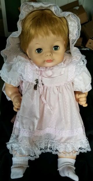 Vintage Vogue Baby Doll,  1965 22 Inches That Cries.