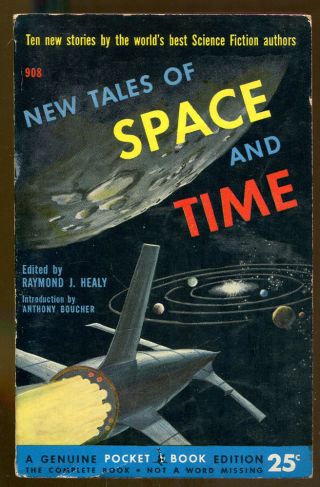Tales Of Space And Time - Vintage Pocket Books Pb - 1952 - Asimov,  Bradbury
