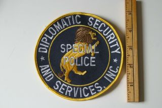 Dc: Diplomatic Security & Svcs Special Police Patch