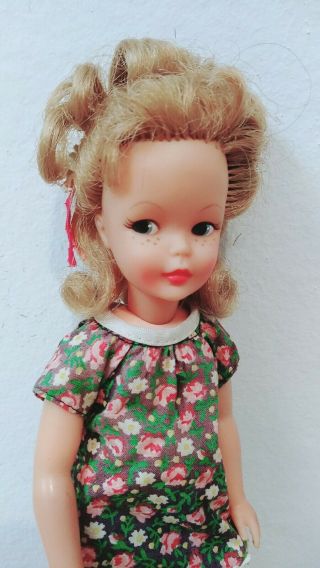 Vintage Ideal Tammy’s Little Sister Pepper Doll With Freckles 2 Outfits