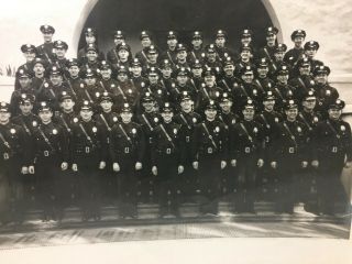 Vintage Southern California Police Department 8 x 10 Black & White Photo of offi 2