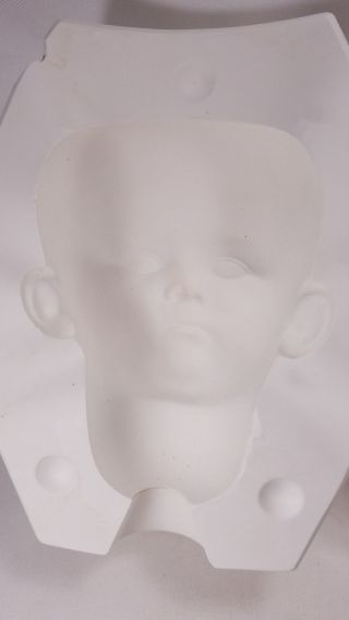 Vintage Byron Doll Slip Mold Large 6 Inch Doll Head 1 B 398a