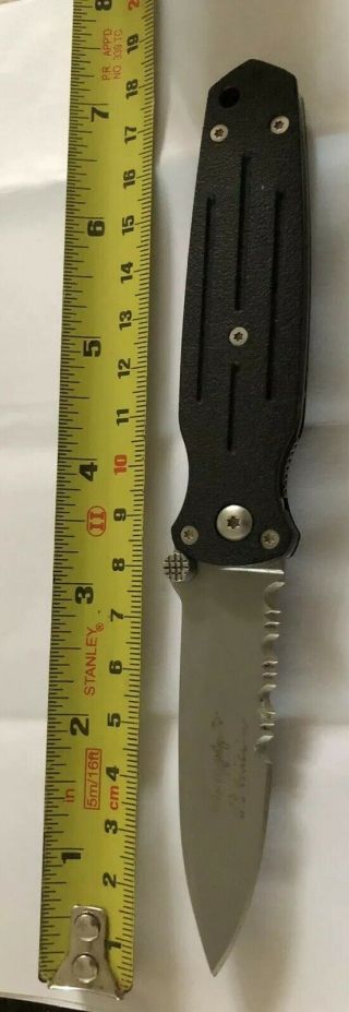 Gerber Mini - Covert Folding Serrated Applegate.  Pre - Owned And Cared For.  Look