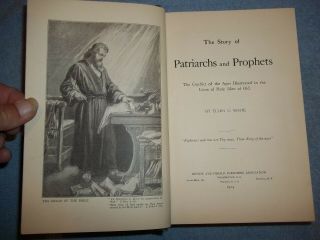 Patriarchs and Prophets by Ellen G.  White 1924 Hardcover Antique Biblical book 3
