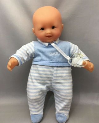 Vintage Corolle Baby Doll In Corolle Outfit With Pacifier Sucks Thumb 11 "