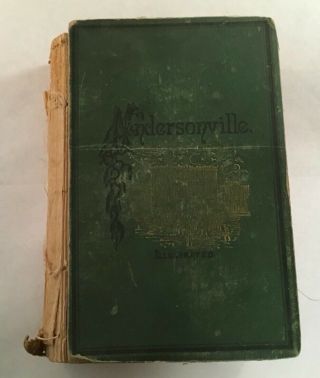 Antique Civil War Book Andersonville Rebel Military Prisons By John Mcelroy 1879