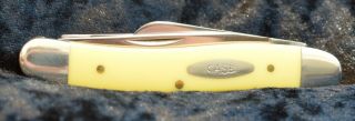 Case Xx Usa 9 Dot (1981) Yellow Composite Stockman Knife 3318he