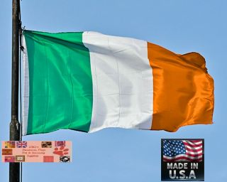 3x5 Ft Ireland Irish Heavy Duty In/outdoor - Poly Flag Banner Flags Usa Made