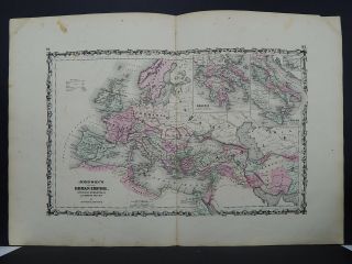 Antique Map,  Johnson 