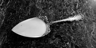 Whiting Louis Xv Sterling Silver Large Solid Pie Knife Server No Monogram