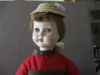 Vintage Effanbee 19 " Honey Walker Hard Plastic Doll