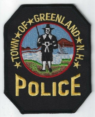 Greenland,  Hampshire Police Dept Nh Pd Patch