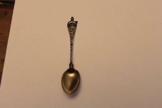 Vintage Sterling Silver Souvenir Spoon Gold Miner Prospector