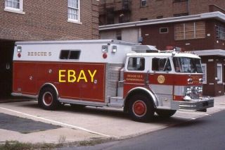 Rutherford Nj Rescue 5 1979 Hahn Saulsbury Rescue - Fire Apparatus Slide