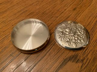 VINTAGE STERLING SILVER 925 PILL SNUFF BOX. 2