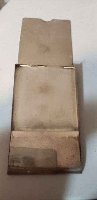 Antique Vintage Sterling Silver Leonore Doskow Card Holder 2