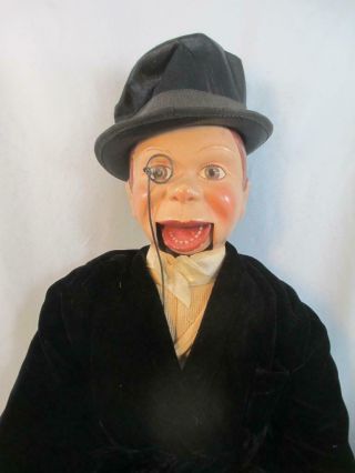 Vintage Effanbee Composition Charlie Mccarthy Puppet Ventriloquist Dummy Doll