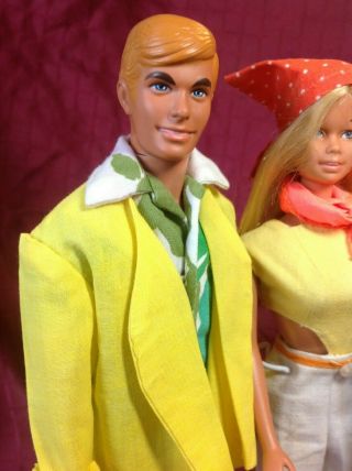 Vintage Mattel Malibu Barbie and Ken Skipper Sunny Bright Outfits 5