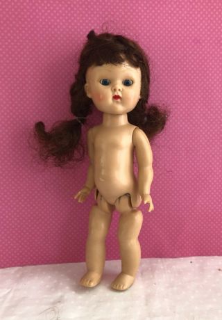 Vintage Vogue Slw Ginny Doll With Painted Eyelashes Needs Tlc & Clothes