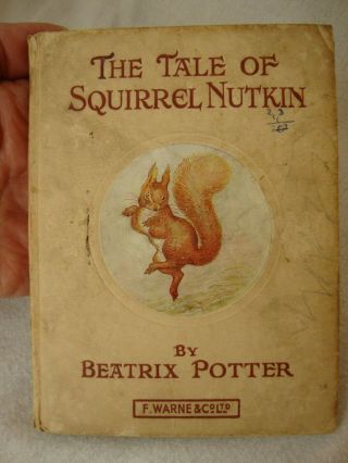 Antique Antiquarian Hardback Book 1903 Tale Of Squirrel Nutkin Beatrix Potter