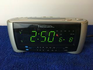 Emerson Research Smartset Display Dual Auto Am/fm Radio Alarm Clock Cks2237