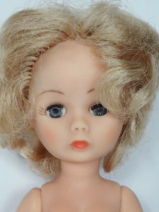 Vintage 1957 8 " Cosmopolitan Blonde Little Miss Ginger Plastic Doll