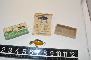 Old Hawk Lure Combo 2 Piece Cardboard Box With Paperwork A