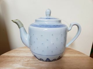Vintage Antique Ceramic Clay Teapot Porcelain Kettle Made In China