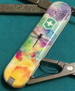 Victorinox Swiss Army Pocket Knife - Limited 2017 Classic SD - Dragonfly Design 3