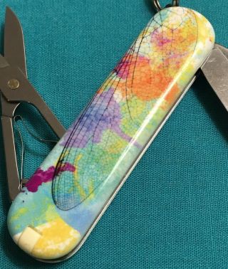 Victorinox Swiss Army Pocket Knife - Limited 2017 Classic SD - Dragonfly Design 4