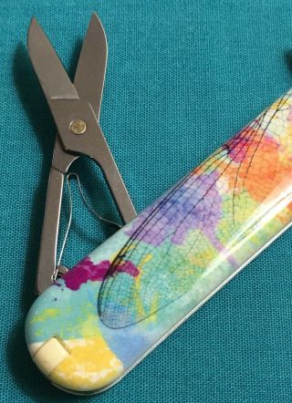 Victorinox Swiss Army Pocket Knife - Limited 2017 Classic SD - Dragonfly Design 8