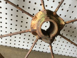 18 inch steel wheels vintage farm factory industrial 3