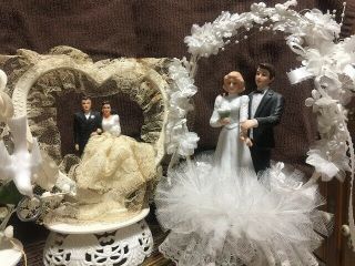 Vintage Wedding Cake Toppers 2