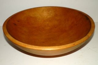Vintage Parrish Wooden Bowl 13.  25 