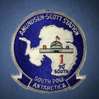 Amundsen - Scott Station South Pole Antarctica Patch