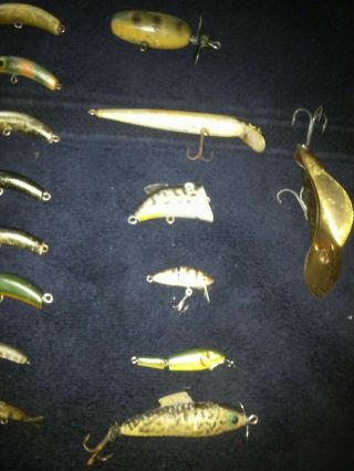Vintage Lazy Ike Fishing Lures / Buck Perry / Heddon And More 5