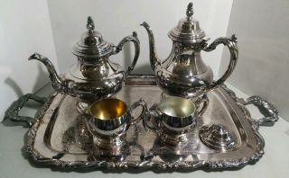 Vintage Onieda Complete Silver Plate Tea /coffee Set