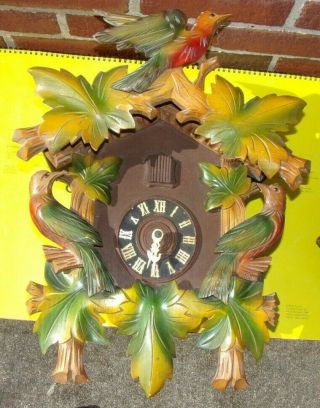 Antique Large Black Forest Germany Cuckoo Clock