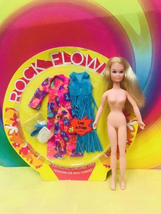 DAWN PIPPA VINTAGE CLONE - Rock Flowers Doll Heather And NRFP Fashion 2