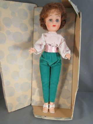 Vintage 1957 Pma 12 " Hard Plastic High Heel Miss Joan Doll