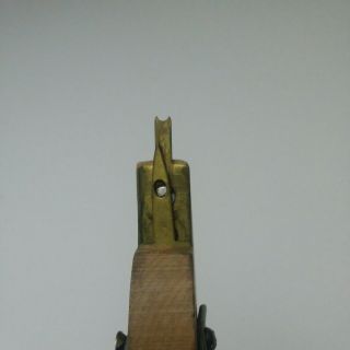 Rustic Vtg Wood Wooden Metal Shuttle Punch Weaving Tool Rug Hook Needle Hooking 6