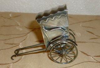 Vintage Sterling Silver 950 Rickshaw Single Salt Or Pepper Shaker,  30 Grams