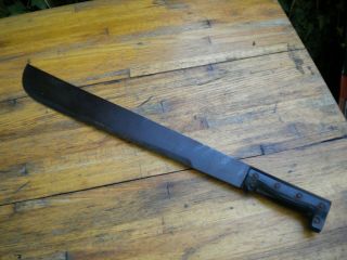 Vintage Machete Knife 23 " Vietnam Bulldog Stamped Into The Blade Japan