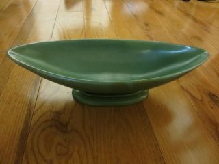 Vintage Antique Red Wing Dish Green Pottery Mid Century Decor Kitchen Serving