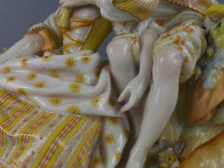 Antique Large Jean Gille Vion Baury French Porcelain Figurine of Young Pare 19C 6