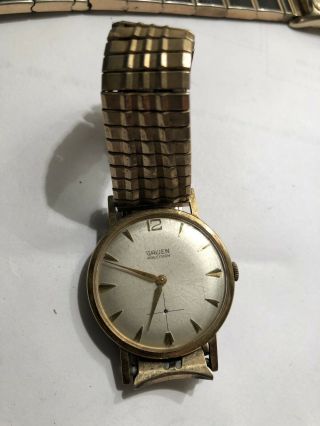 Vintage Swiss Made Gruen Precision Mens Watch
