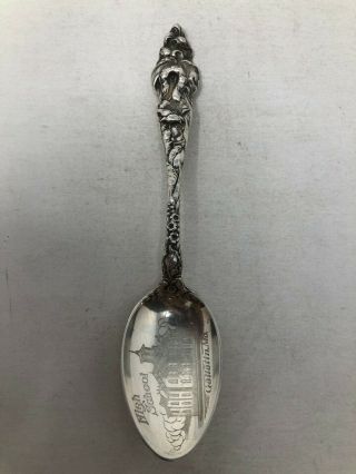 Reed & Barton Sterling Silver Souvenir Spoon High School Gallatin Missouri