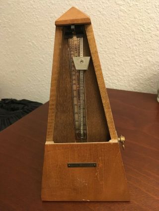Vintage Seth Thomas Metronome Wood